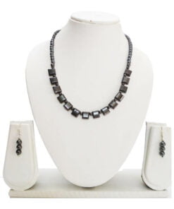 Big-Rectangular-Shaped-Gun-Metal-Necklace