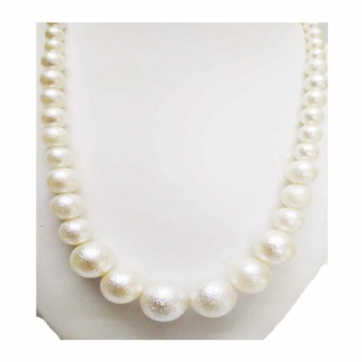 Graded-Round-shaped-textured-pearl-Necklace-8