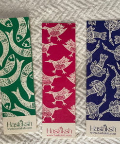 Gond Printed Handmade Paper Bookmarks (Pack of 3)